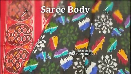 ikkat "Rainbow Leaves" Design Saree | Mulberry Silk Saree | Pochampally Saree | ikkat Manufacturers