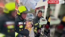 Mersin'de yangında faciadan dönüldü: İtfaiye ekipleri evden 3 bebeği son anda kurtardı