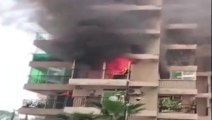 उत्तर प्रदेश: ग्रेटर नोएडा वेस्ट में एक आवासीय सोसायटी के दो फ्लैटों में आग लग गई