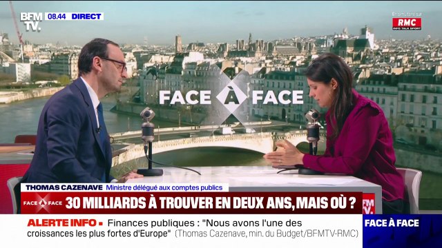 L'aide à l'Ukraine est indispensable , assure Thomas Cazenave, ministre en charge des Comptes publics