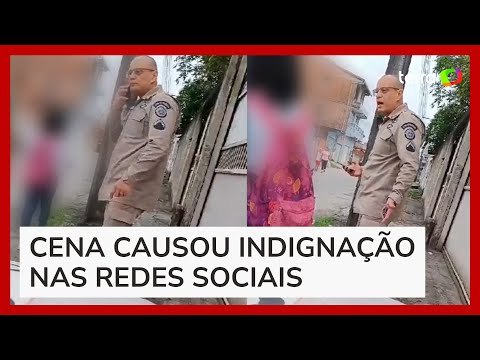 Policial hostiliza menina de 12 anos por retrovisor de carro quebrado na Bahia