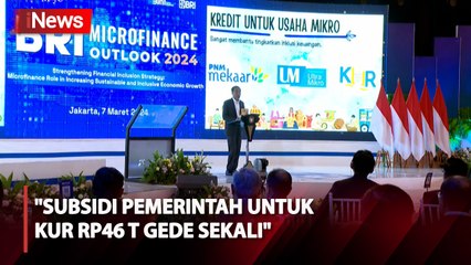 BRI Microfinance Outlook 2024, Jokowi Apresiasi Peran BRI Memberdayakan UMKM