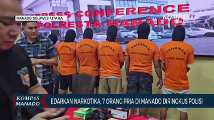 Edarkan Narkotika, Influencer Manado Dan 6 Orang Lainnya Ditangkap Polisi