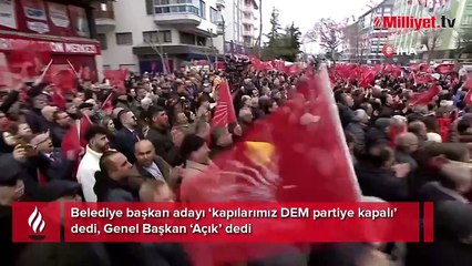 CHP'de DEM çatlağı! Kapılar bir açıldı, bir kapandı