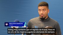 Henrichs sobre Kroos y Vinicius