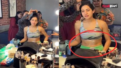 Sara Ali Khan का जल गया पेट, फिल्म प्रमोशन के दौरान हुआ हादसा, Video में Actress ने सुनाई आपबीती