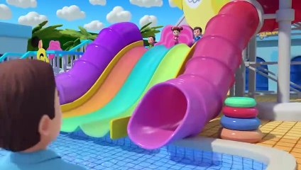 Water Slides Song _ Good Manners Lalafun Nursery Rhymes & Kids Songs
