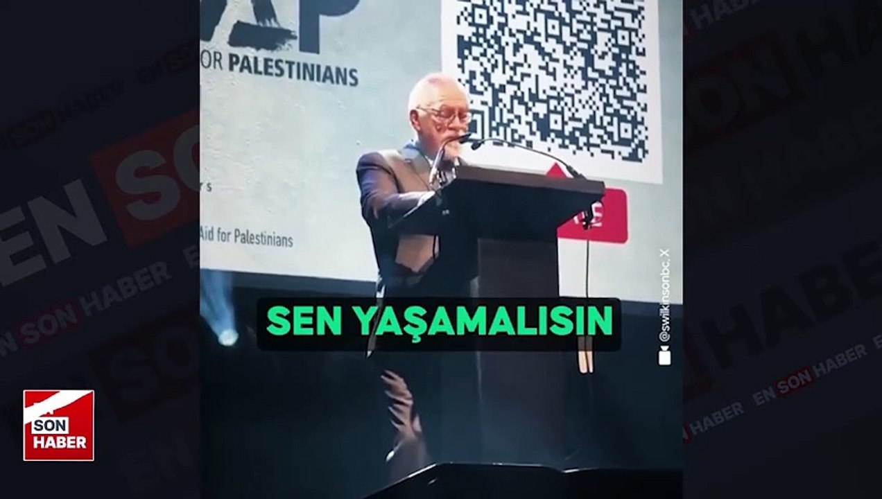 Brian Cox şair Rıfat Alareer’in yazdığı 'Ölmem Gerekirse' şiirini okudu