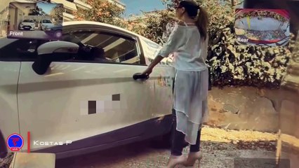 Door Ding Caught on Tesla Sentry Mode | Teslcam Live