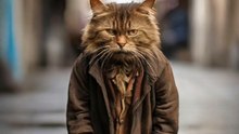 un chat pauvre