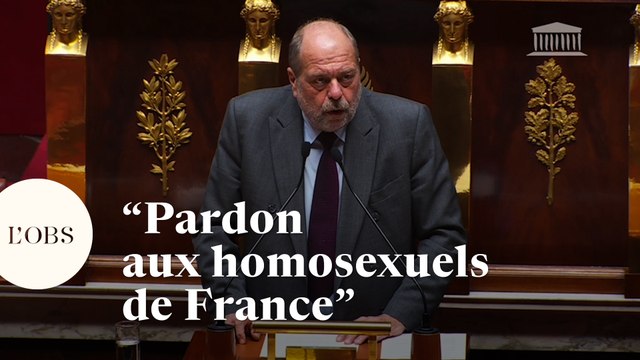 Eric Dupond-Moretti demande pardon aux personnes homosexuelles de France au nom de la République
