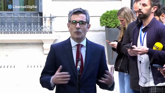 Bolaños explica el acuerdo de amnistía con Junts y ERC