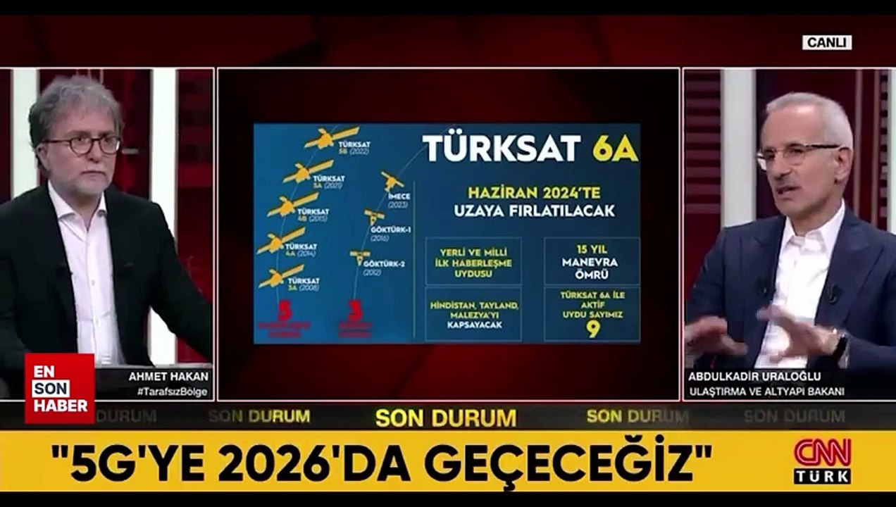 Bakan Uraloğlu: TÜRKSAT 6A ilk yerli ve milli haberleşme uyduuzu fırlatacağız