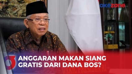 Anggaran Makan Siang Gratis dari Dana Bos, Wapres: Baru Wacana