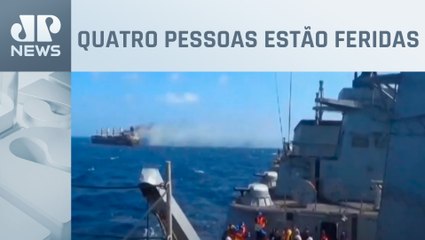 Ataque de houthis contra navio deixa três mortos