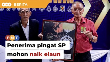 'Kami hanya tinggal 5', penerima pingat SP mohon kerajaan kaji kenaikan elaun