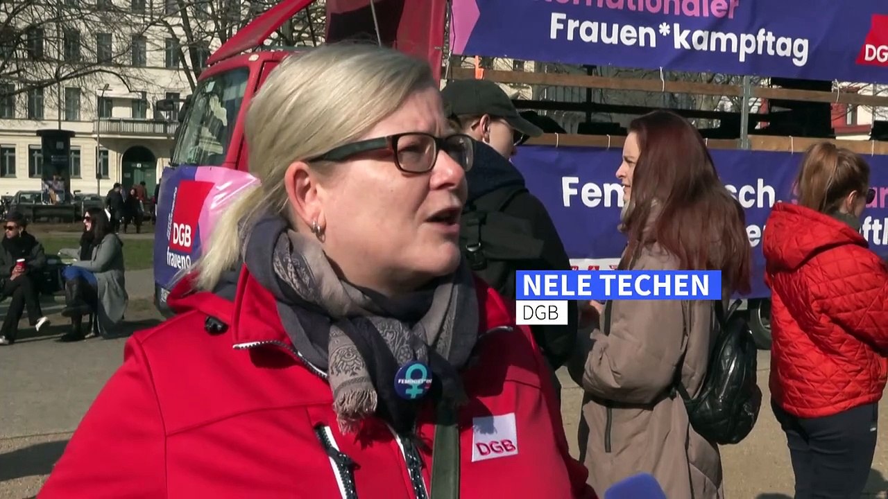 Frauentag in Berlin: 'Patriarchat endlich überwinden'