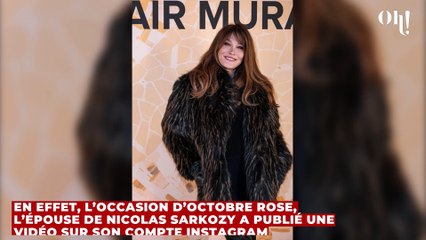 Carla Bruni atteinte du cancer : ce réflexe qui l’a sauvée, “Sinon, je n’aurais plus de sein gauche aujourd’hui”
