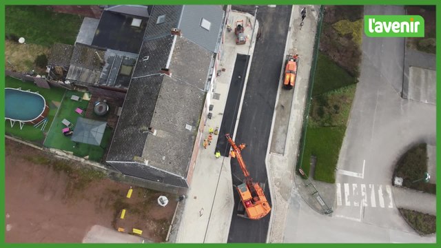 Fin de la rénovation de la rue de la Glacerie, à Moustier