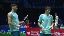 Le replay du 1er tour de la paire de double messieurs C. Popov/T. Popov - Badminton - Internationaux de France