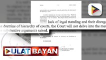 Isa sa mga petisyon laban sa PUV modernization program, ibinasura ng SC