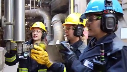 Metrelerce yükseklikte ölçüm yapıyorlar