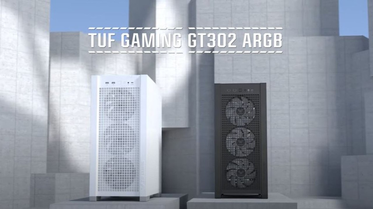 Asus zeigt im Trailer ein neues PC-Airflow-Gehäuse, das sogar ein seitliches Mesh-Gitter besitzt