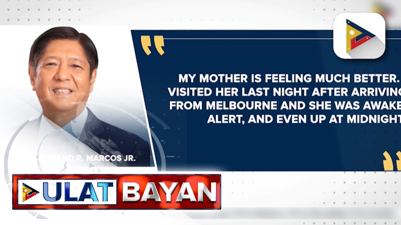 PBBM, kinumpirma na nasa mabuting kalagayan na...