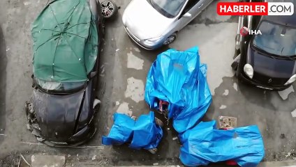 Mısır'a kaçan ünlü yazarın oğlunun kullandığı Porsche'nin son hali! Kazanın şiddeti resmen ortada