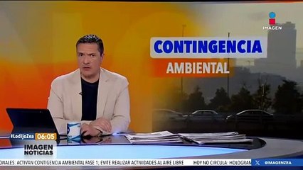 Activan la fase 1 de la contingencia ambiental en el Valle de México