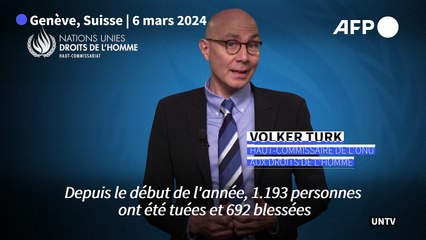 La situation en Haïti "plus qu'insoutenable", dénonce le chef des droits humains de l'ONU