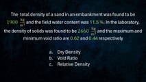 CE Board HGE Problem 22 (Hydraulics and Geotechnical Engineering) - CE May 2014