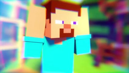 Minecraft Animation Cartoon Steve and alix life fight herobrain