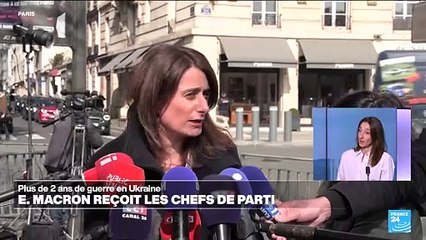 Macron reçoit les chefs de parti sur l'Ukraine, à nouveau au cœur des clivages