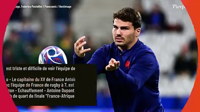 C'est triste et difficile : Antoine Dupont dépité, exprime son désarroi concernant les résultats du XV de France sans lui