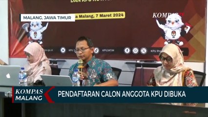 Pendaftaran Calon Anggota KPU Malang Raya Dibuka