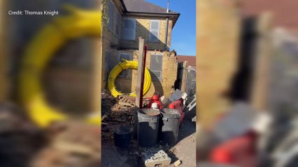 Inside the former Ashford Hospital before it was developed