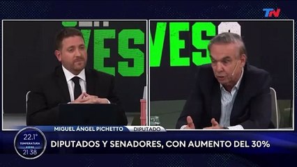 Pichetto defendió el aumento del 30 % a los legisladores