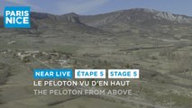 The peloton from above - Stage 5 - Paris-Nice 2024