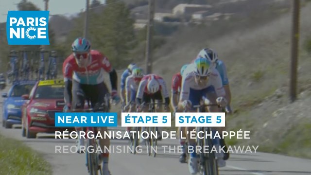 Reorganizing in the breakaway - Stage 5 - Paris-Nice 2024