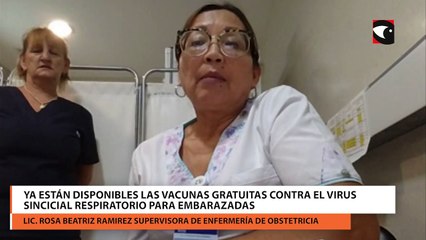 Скачать видео: Ya están disponibles las vacunas gratuitas contra el virus sincicial respiratorio para embarazadas