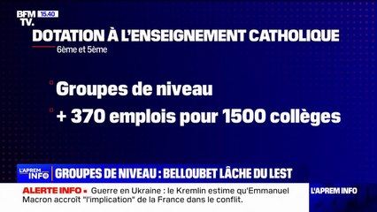 Groupes de niveau: la réforme pourra-t-elle être appliquée dans tous les collèges?