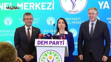 İşte CHP/DEM'in pazarlık listesi: Öneri Özgür Özel'den geldi