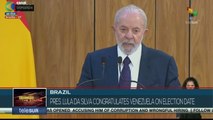 Brazil: President Lula da Silva congratulates Venezuela on election date