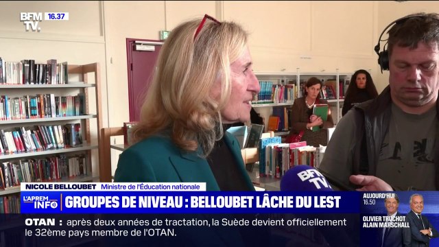 Groupes de niveau: L'enseignement en maths et en français se fera par groupe en sixième et en cinquième , affirme la ministre de l'Éducation nationale Nicole Belloubet