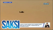 Helicopter, eroplano at mga barko ng Chinese Navy maging mga Chinese militia vessel, namataan sa RORE mission pa-Ayungin Shoal | Saksi