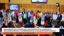 Parlamento de la Mujer 2024 | Distinción por su labor en la educación especial y la promoción de la salud en Puerto Iguazú