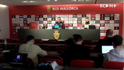 Rueda de prensa Aguirre previa al Barcelona - Mallorca