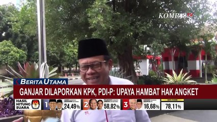 Ganjar Dilaporkan ke KPK, Sekjen PDIP: Upaya Hambat Hak Angket