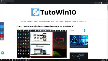  Usar Grabación de Acciones de Usuario En Windows 10 FÁCIL y RÁPIDO
